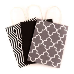 Hallmark 10.7" 12-Pack Assorted Kraft Paper Gift Bags 13 Hallmark 10.7" 12-Pack Assorted Kraft Paper Gift Bags -Elegant Home Decor Deals Store 10.7 Prints and Solids 12Pack Assorted Gift Bags 5EGB6051 07