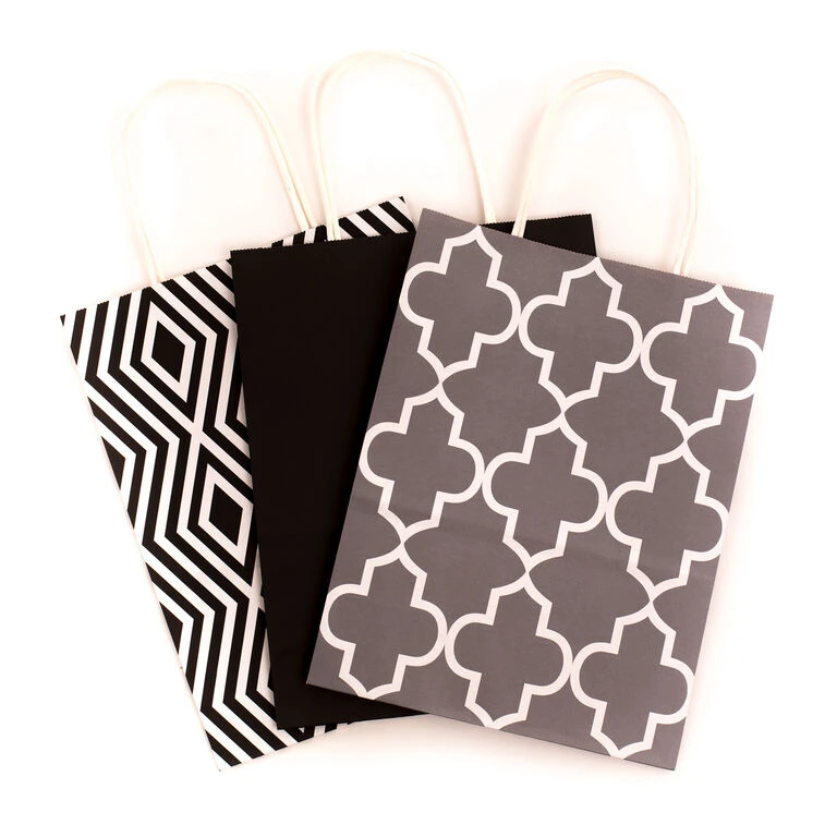 Hallmark 10.7" 12-Pack Assorted Kraft Paper Gift Bags 7 Hallmark 10.7" 12-Pack Assorted Kraft Paper Gift Bags - Image 7