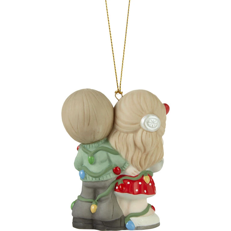 Precious Moments Our First Christmas Together 2023 Ornament, 3" 2 Precious Moments Our First Christmas Together 2023 Ornament, 3" - Image 2