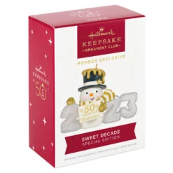 Hallmark Sweet Decade 2023 Special Edition Ornament 7 Hallmark Sweet Decade 2023 Special Edition Ornament -Elegant Home Decor Deals Store 2023 With Snowman Keepsake Ornament 1999QXC5622 04