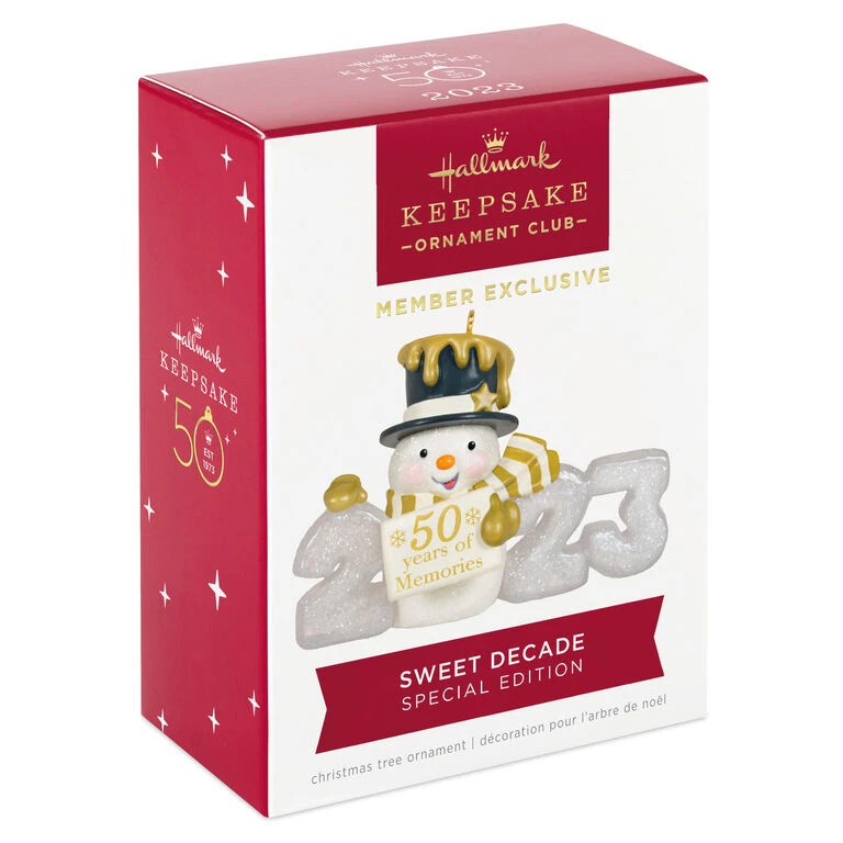 Hallmark Sweet Decade 2023 Special Edition Ornament 3 Hallmark Sweet Decade 2023 Special Edition Ornament - Image 3