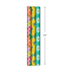 Hallmark Festive And Fun 3-Pack Multicolored Wrapping Paper, 120 Sq. Ft. -Elegant Home Decor Deals Store 3Pack Festive and Fun Holiday Wrapping Paper 5JXW1082 03