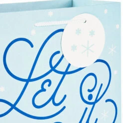 Hallmark Let It Snow 8-Pack Holiday Gift Bags, Assorted Sizes And Designs -Elegant Home Decor Deals Store 8 Pack Assorted Holiday Gift Bags XGB1403 05