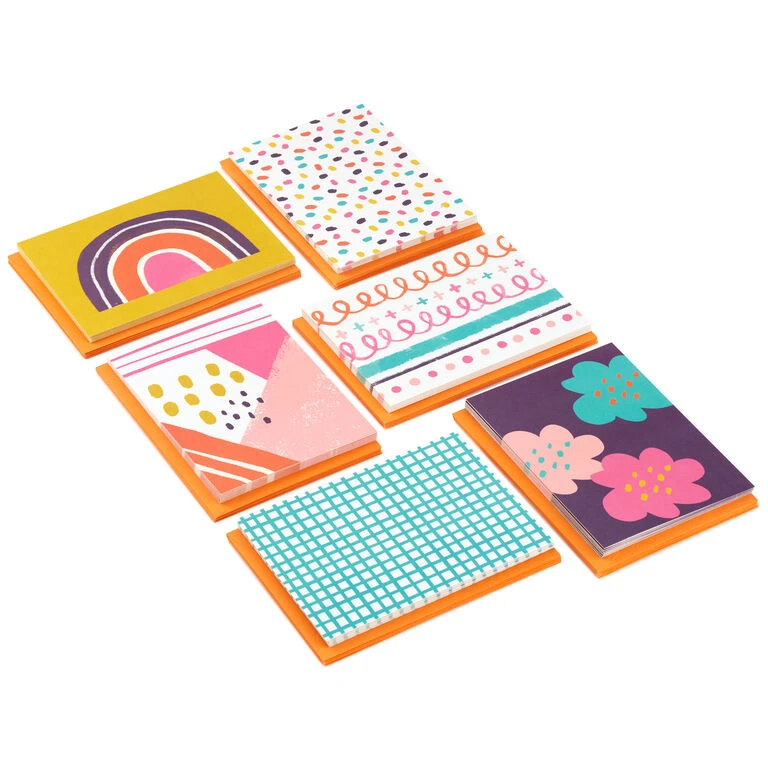 Hallmark Abstract Doodles And Dots Boxed Blank Note Cards, Pack Of 48 2 Hallmark Abstract Doodles And Dots Boxed Blank Note Cards, Pack Of 48 - Image 2
