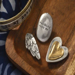 Demdaco Guardian Angel Wing Token -Elegant Home Decor Deals Store Angel Wing Pocket Token 1008100032 04