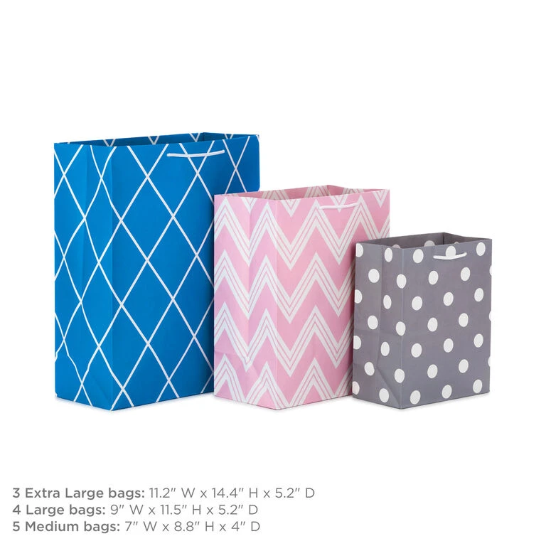 Hallmark Assorted Designs And Sizes 12-Pack Gift Bags 2 Hallmark Assorted Designs And Sizes 12-Pack Gift Bags - Image 2