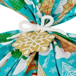 Hallmark Snowmen On Blue And Snowflakes On Red 2-Pack Giant Plastic Christmas Gift Bags -Elegant Home Decor Deals Store Assorted Giant Plastic Christmas Gift Bags 5XGB1452 04