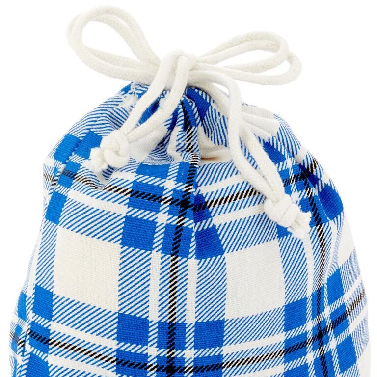 Hallmark 10" Assorted Plaid 3-Pack Fabric Gift Bags 5 Hallmark 10" Assorted Plaid 3-Pack Fabric Gift Bags - Image 5