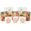 Hallmark Assorted Holiday Merry 8-Pack Small, Medium And Large Christmas Gift Bags
