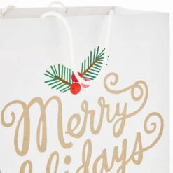 Hallmark Assorted Holiday Merry 8-Pack Small, Medium And Large Christmas Gift Bags -Elegant Home Decor Deals Store Assorted Small Large Holiday Prints Christmas Gift Bags 5XGB1412 04