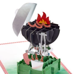 Hallmark Just For You BBQ Grill 3D Pop-Up Birthday Card -Elegant Home Decor Deals Store BBQ Grill 3D PopUp Birthday Card 1299LAD2898 04