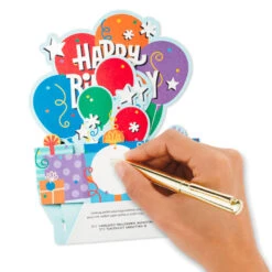 Hallmark Balloon Bouquet Boxed Pop-Up Birthday Cards, Pack Of 8 -Elegant Home Decor Deals Store Balloon Bouquet Boxed Birthday Cards 5STZ1173 06