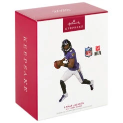 Hallmark NFL Baltimore Ravens Lamar Jackson Ornament -Elegant Home Decor Deals Store Baltimore Ravens Lamar Jackson Keepsake Ornament 2299QXI7167 04