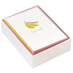 Hallmark Thanks A Bunch Boxed Blank Thank-You Notes, Pack Of 8 10 Hallmark Thanks A Bunch Boxed Blank Thank-You Notes, Pack Of 8 -Elegant Home Decor Deals Store Banana Bunch Boxed Blank ThankYou Notes Multipack 1THK4117 05