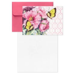 Hallmark Marjolein Bastin Assorted Blank Nature Note Cards In Caddy, Pack Of 24 -Elegant Home Decor Deals Store Bastin Assorted Nature Note Cards Caddy Bulk Pack 1SOM3881 05