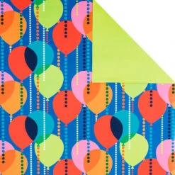 Hallmark Birthday Celebration 3-Pack Reversible Wrapping Paper -Elegant Home Decor Deals Store Birthday Celebration 3Pack Reversible Wrapping Paper 5EWR2946 05