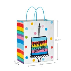 Hallmark Birthday Cheer 8-Pack Assorted Gift Bags 8 Hallmark Birthday Cheer 8-Pack Assorted Gift Bags -Elegant Home Decor Deals Store Birthday Cheer Medium and Large Gift Bags 5EGB6365 03