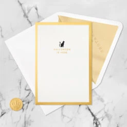 Hallmark Fun And Frightful 3D Pop-Up Halloween Card -Elegant Home Decor Deals Store Black Cat on Pumpkins 3D PopUp Halloween Card 1299IEH1003 06