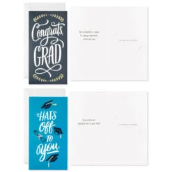 Hallmark Sophisticated Assorted Money Holder Graduation Cards, Pack Of 36 13 Hallmark Sophisticated Assorted Money Holder Graduation Cards, Pack Of 36 -Elegant Home Decor Deals Store Blue Black Money Holder Graduation Cards Assortment 5GEY1002 05