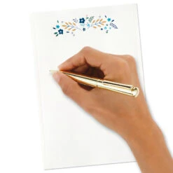 Hallmark Blue Floral Stationery Set, Box Of 20 -Elegant Home Decor Deals Store Blue Floral Stationery Set 1499STN1140 04