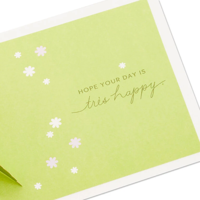 Hallmark Bonjour Eiffel Tower 3D Pop-Up Hello Card 3 Hallmark Bonjour Eiffel Tower 3D Pop-Up Hello Card - Image 3