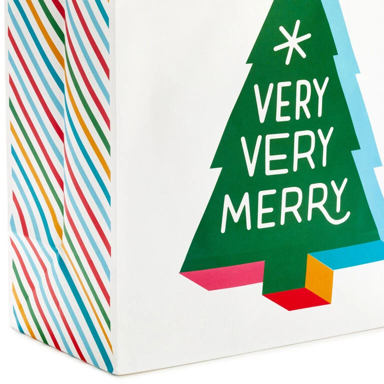 Hallmark Bright Wishes 8-Pack Christmas Gift Bags, Assorted Sizes And Designs 4 Hallmark Bright Wishes 8-Pack Christmas Gift Bags, Assorted Sizes And Designs - Image 4