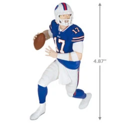 Hallmark NFL Buffalo Bills Josh Allen Football Legends Ornament -Elegant Home Decor Deals Store Buffalo Bills Josh Allen Keepsake Ornament 2299QXR8247 03