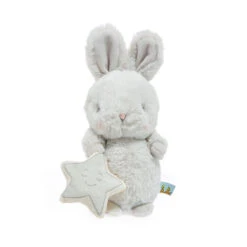 Bunnies By The Bay Sweet Bloom Bunny Stuffed Animal With Toy Sun, 9" -Elegant Home Decor Deals Store Bunnies by the Bay Gray Bunny Stuffed Animal With Toy Sun 104327 03