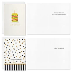 Hallmark Colorful Classic Boxed All-Occasion Cards Assortment, Pack Of 12 -Elegant Home Decor Deals Store Celebrate Assorted Boxed AllOccasion Cards 3EDX1204 05