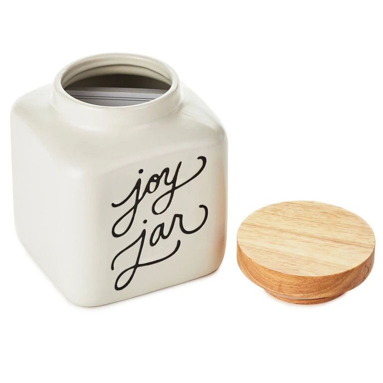 Hallmark Ceramic Joy Jar And Notepad, Set Of 2 2 Hallmark Ceramic Joy Jar And Notepad, Set Of 2 - Image 2
