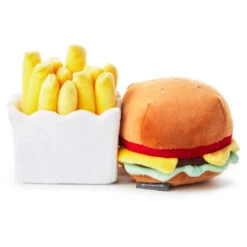Hallmark Better Together Burger And Fries Magnetic Plush, 5" -Elegant Home Decor Deals Store Cheeseburger and French Fries Magnetic Plush 1KID1643 03