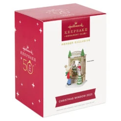 Hallmark Christmas Window 2023 Exclusive Ornament -Elegant Home Decor Deals Store Christmas Window 2023 Exclusive Ornament 2299QXC5618 04