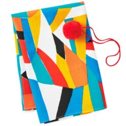 Hallmark 26" Colorful Abstract Fabric Gift Wrap With Elastic Band -Elegant Home Decor Deals Store Colorful Abstract Fabric Gift Wrap With Elastic Band 1299EJR6379 03