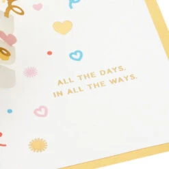 Hallmark Love You Always 3D Pop-Up Love Card 11 Hallmark Love You Always 3D Pop-Up Love Card -Elegant Home Decor Deals Store Colorful Hearts 3D PopUp Love Card 1299LAD2904 03
