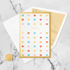 Hallmark Love You Always 3D Pop-Up Love Card 13 Hallmark Love You Always 3D Pop-Up Love Card -Elegant Home Decor Deals Store Colorful Hearts 3D PopUp Love Card 1299LAD2904 05