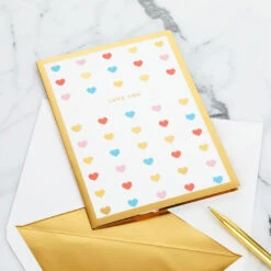 Hallmark Love You Always 3D Pop-Up Love Card 14 Hallmark Love You Always 3D Pop-Up Love Card -Elegant Home Decor Deals Store Colorful Hearts 3D PopUp Love Card 1299LAD2904 06