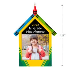 Hallmark Crayola® A Colorful School Year Personalized Photo Frame Ornament -Elegant Home Decor Deals Store Crayola A Colorful School Year Picture Frame Personalized Keepsake Ornament 2499QHE2110B1 03
