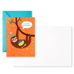 Hallmark Cute Animals Assorted Blank Kids Birthday Cards, Pack Of 48 -Elegant Home Decor Deals Store Cute Animals Birthday Cards Assortment Pack 5STZ1032 07