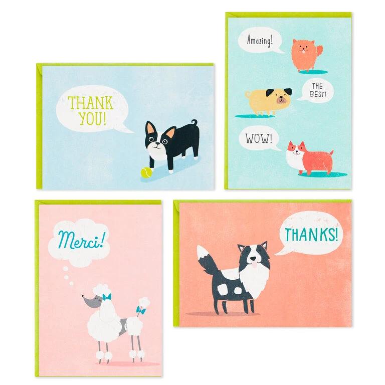 Hallmark Cute Dogs Assortment Blank Thank-You Notes, Pack Of 48 2 Hallmark Cute Dogs Assortment Blank Thank-You Notes, Pack Of 48 - Image 2