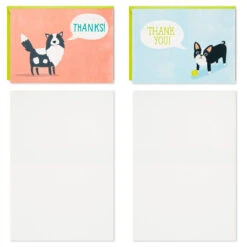 Hallmark Cute Dogs Assortment Blank Thank-You Notes, Pack Of 48 10 Hallmark Cute Dogs Assortment Blank Thank-You Notes, Pack Of 48 -Elegant Home Decor Deals Store Cute Dogs Assortment Blank ThankYou Notes 5STZ1133 04