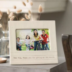 Demdaco Dear You Mom Picture Frame, 4x6 5 Demdaco Dear You Mom Picture Frame, 4x6 -Elegant Home Decor Deals Store Demdaco Thank You Mom Ceramic Picture Frame 1004750026 03