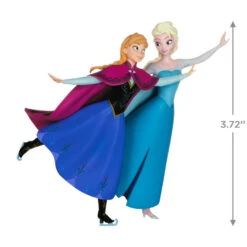 Hallmark Disney Frozen 10th Anniversary Two Sisters, One Heart Ornament 8 Hallmark Disney Frozen 10th Anniversary Two Sisters, One Heart Ornament -Elegant Home Decor Deals Store Disney Anna and Elsa Skating Keepsake Ornament 2799QXD6599 03