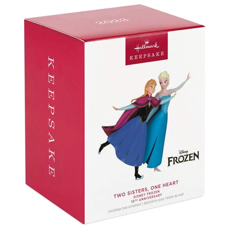 Hallmark Disney Frozen 10th Anniversary Two Sisters, One Heart Ornament 4 Hallmark Disney Frozen 10th Anniversary Two Sisters, One Heart Ornament - Image 4