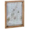 Hallmark Disney Castle Happy Place Wood And Metal Quote Sign, 8.75x12