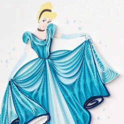 Hallmark Disney Princess Cinderella You Sparkle Quilled Paper Handmade Card -Elegant Home Decor Deals Store Disney Cinderella Quilled Paper Handmade Card for Her 1299LAD2856 04