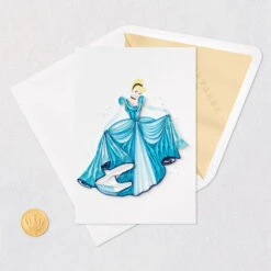 Hallmark Disney Princess Cinderella You Sparkle Quilled Paper Handmade Card -Elegant Home Decor Deals Store Disney Cinderella Quilled Paper Handmade Card for Her 1299LAD2856 05