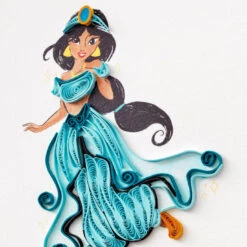 Hallmark Disney Princess Jasmine Magical Day Quilled Paper Handmade Card -Elegant Home Decor Deals Store Disney Jasmine Quilled Paper Handmade Card for Her 1299LAD2857 04