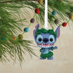 Disney Lilo & Stitch Funko POP!® Hallmark Ornament -Elegant Home Decor Deals Store Disney Lilo Stitch Stitch Funko POP Christmas Ornament 3HCM2309 02