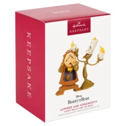 Hallmark Disney Beauty And The Beast Lumiere And Cogsworth Ornament -Elegant Home Decor Deals Store Disney Lumiere and Cogsworth Keepsake Ornament 2499QXE3277 04