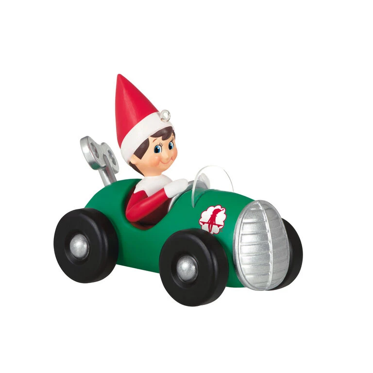 Hallmark The Elf On The Shelf® Race To The Finish Scout Elf™ Ornament 1 Hallmark The Elf On The Shelf® Race To The Finish Scout Elf™ Ornament